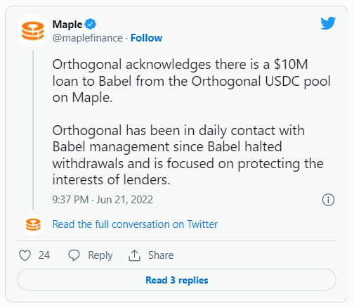 Кредиторам на Maple Finance придется подождать, платформе не хватает денег