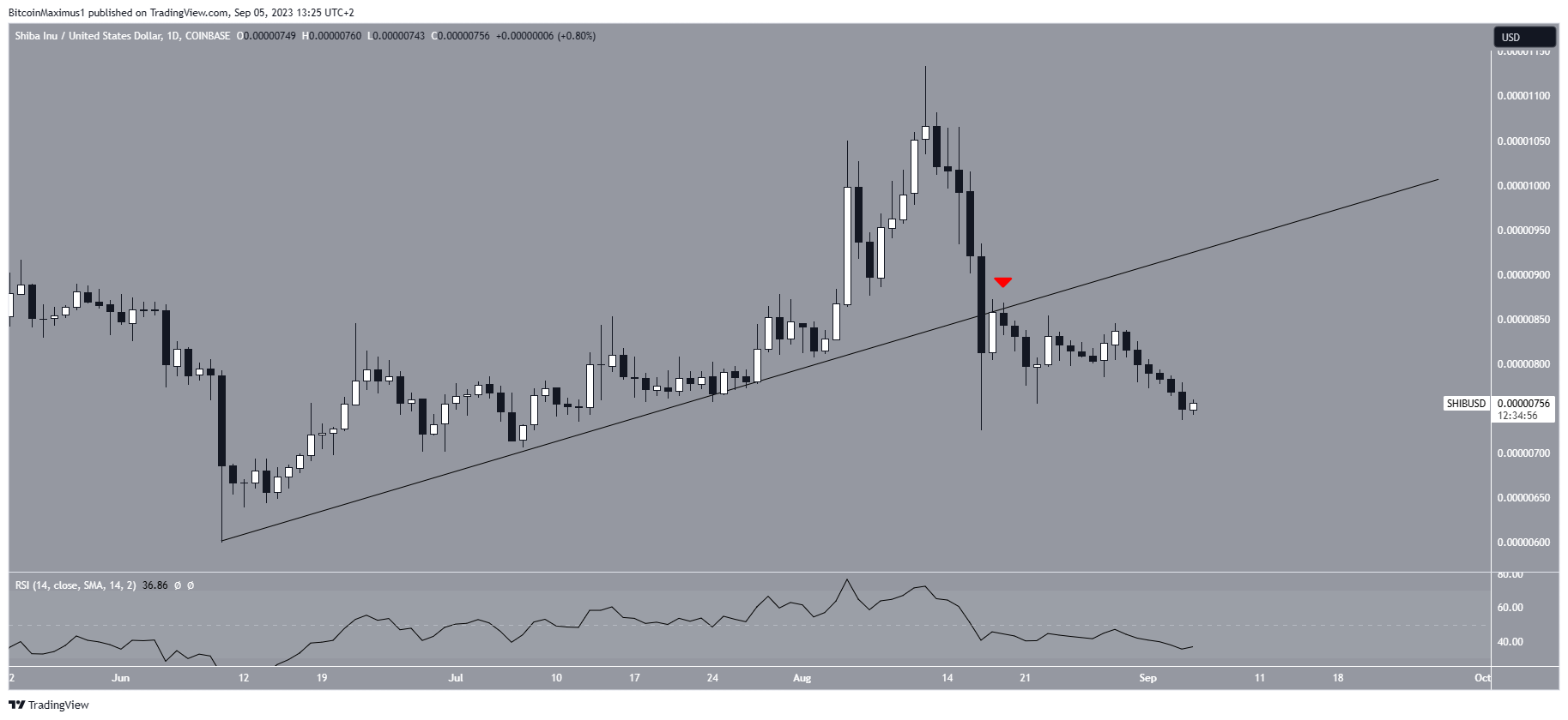 Shiba Inu (SHIB) Price Breakdown