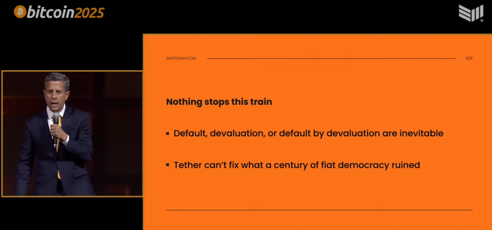 Saifedean Ammous: “Nothing Stops This Train” – Tether, Bitcoin, and the Endgame for the Dollar 2 Title: Saifedean Ammous: “Nothing Stops This Train” – Tether, Bitcoin, and the Endgame for the Dollar