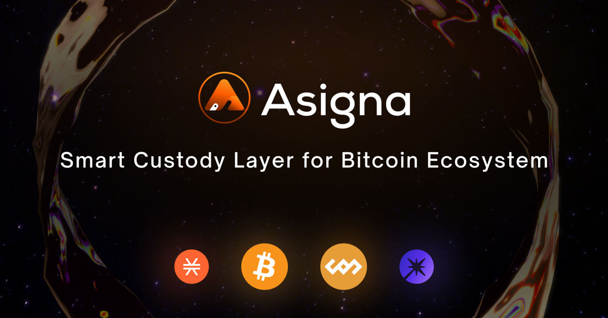 Asigna Raises M Funding and Launches Bitcoin Multisig v2 Upgrade