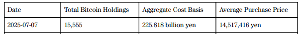 Total Bitcoin Holdings