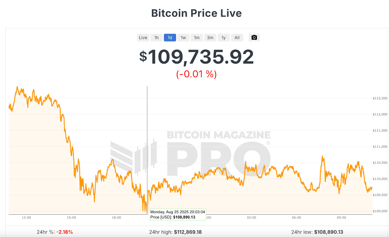 Bitcoin Price Crashes Below $110,000 After Whale Sold 24,000 BTC 6