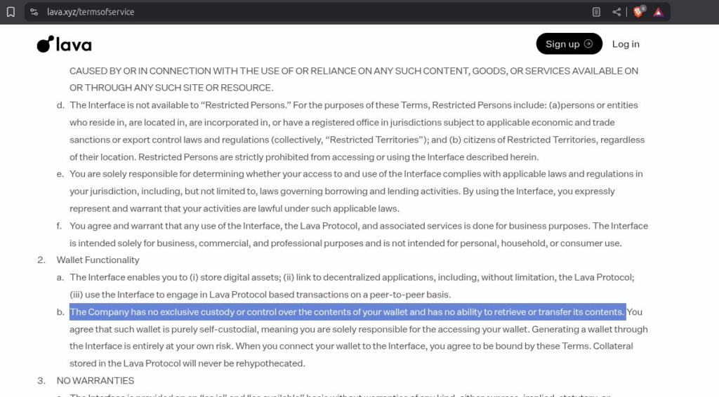Lava Abandons Self-Custody Amidst Fund Raise, Sparking Controversy