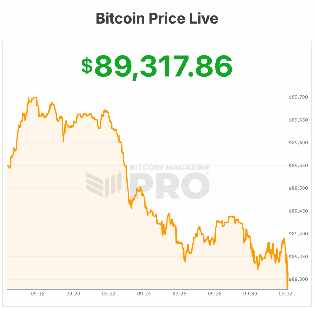 Bitcoin Price Bleeds Below $89,000 After Grim Weekend 2 Bitcoin price